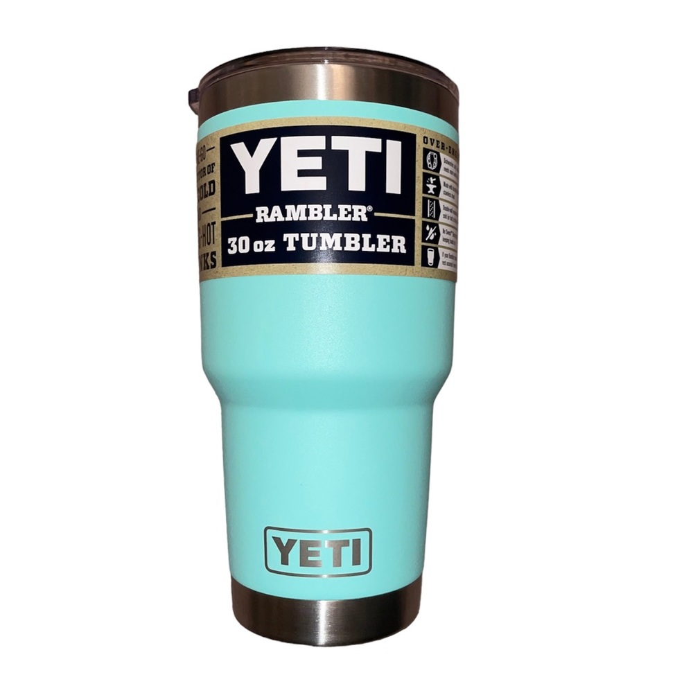 Yeti Rambler | 30 oz Tumbler | Magslider Lid | Seafoam Green